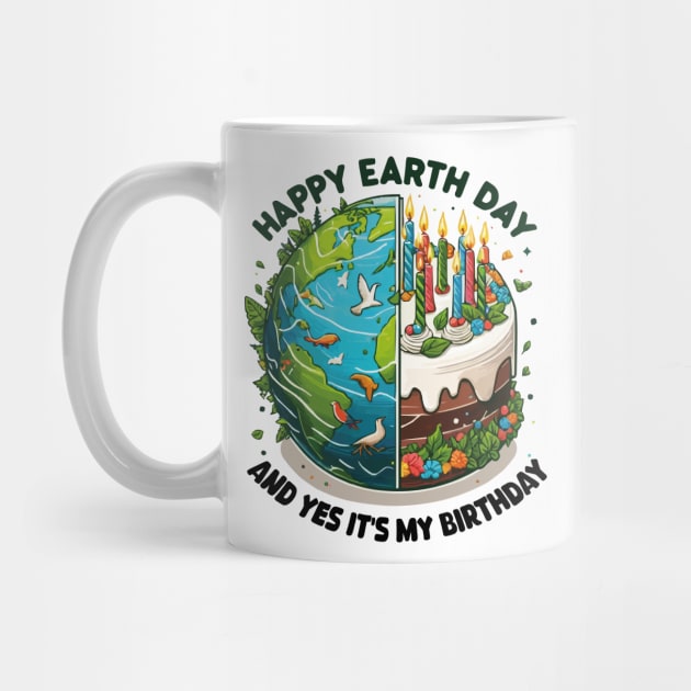 Born On Earth Day 2024 Happy Earth Day It's My Birthday by JUST PINK